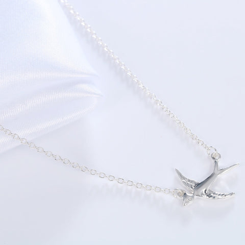 Flying Swallows Necklace