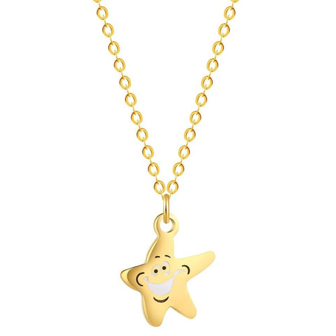 Smile Starfish Necklace