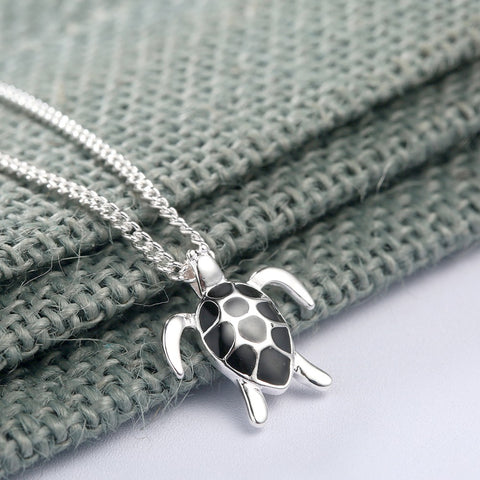 Turtle Silver Necklace