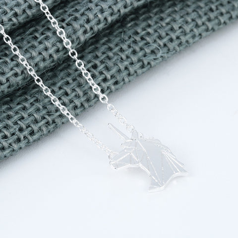 Free Unicorn Head Necklace