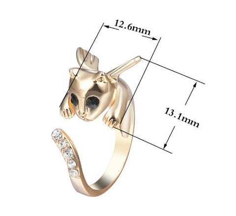 Angel Cat Ring