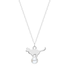 Playing Cat Necklace