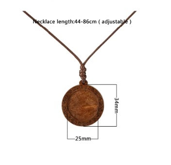Wooden Tree Necklace