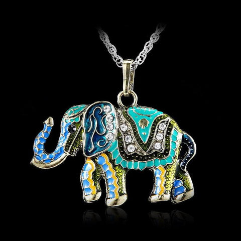 Vintage Elephant Necklace