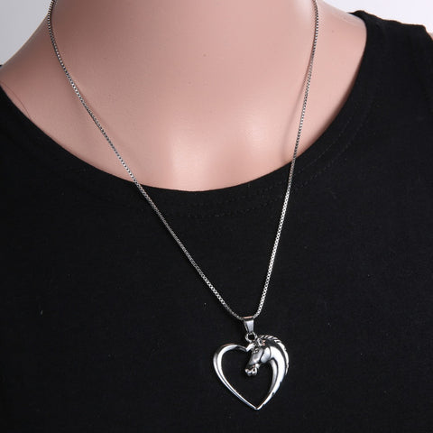 Horse Heart Necklace