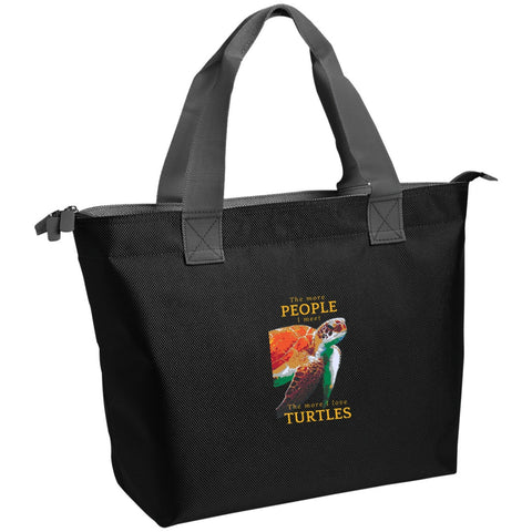 Bags - "The More People I Meet" Zippered Tote