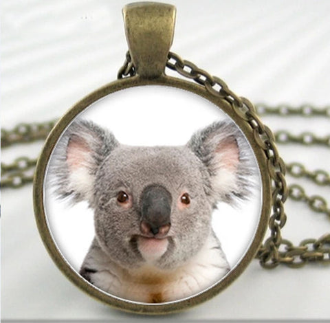 Koala Bear Cameo Necklace