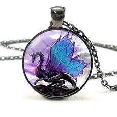 Blue dragon Necklace