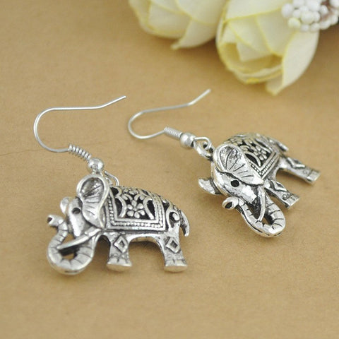 Earrings - Tibetan Elephant Earrings