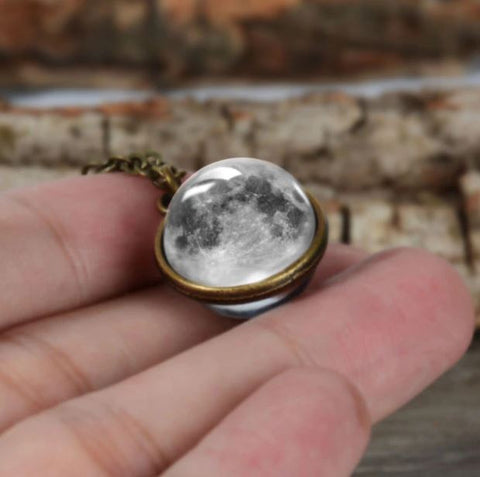 Sky Double Glass Necklace