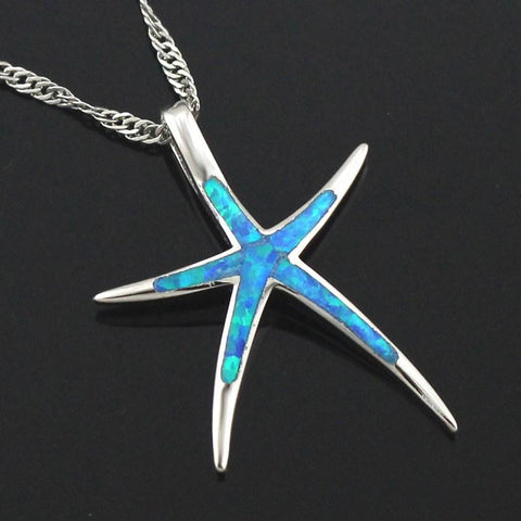 Linear - Opal Starfish Necklace