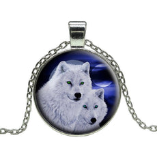 Necklace - Moon Wolf  Necklace