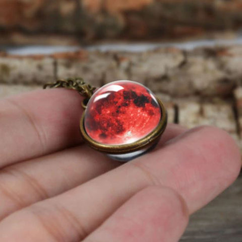 Sky Double Glass Necklace