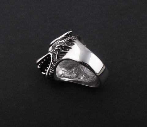 Ring - Wolf Steel Ring