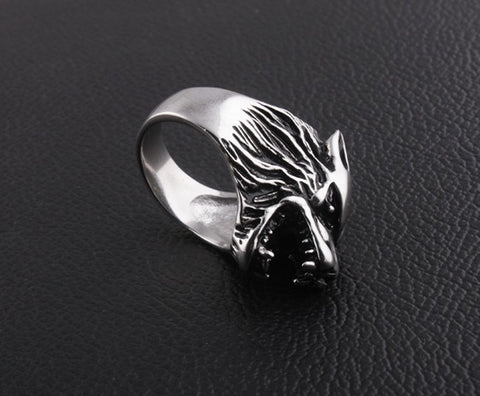 Ring - Wolf Steel Ring