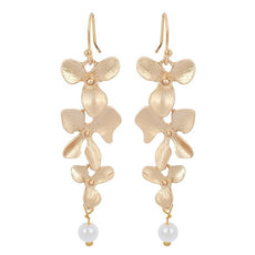 Orchid Flower Earrings