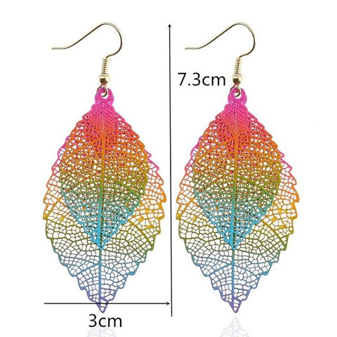 Big Leaf Drop Earrings