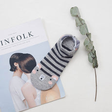 Free Cute Grey Animal Socks