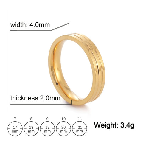 Free 4mm Wide - Ring
