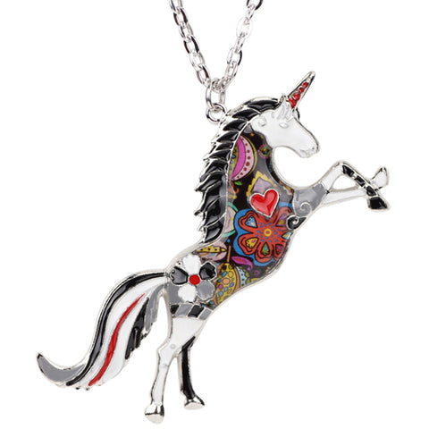 Multicolor Unicorn Necklace