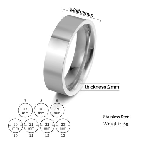 Free 6mm Steel Ring