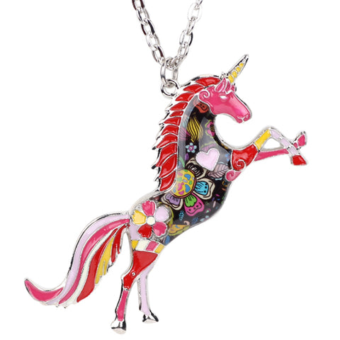 Multicolor Unicorn Necklace