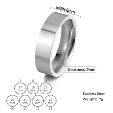 Free 8mm Steel Ring