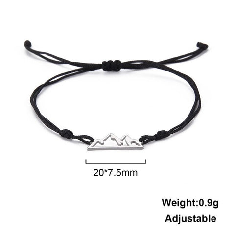 Black Rope Mountain Bracelet