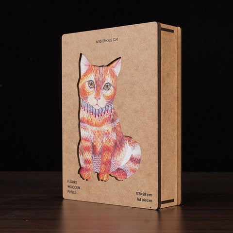 Wooden Cat Puzzle