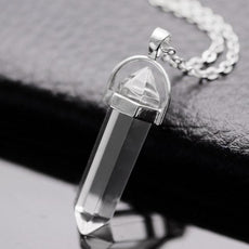 Clear Stone Necklace