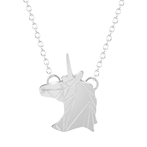 Free Unicorn Head Necklace