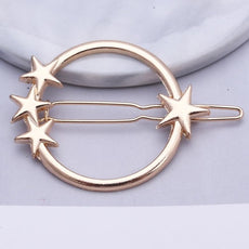 Gold Star Minimalist Hair Clip