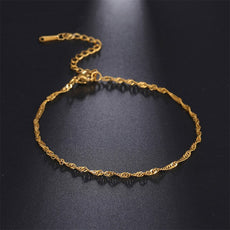 Bracelet, model - Twist Chain Gold