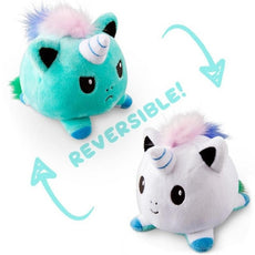 Reversible Unicorn Plush (arctic-lavanda double sided flip plush)