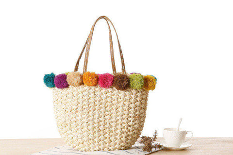 Raffia Beach Handbag