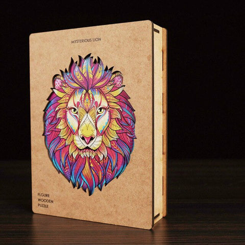 Wooden Lion Puzzle